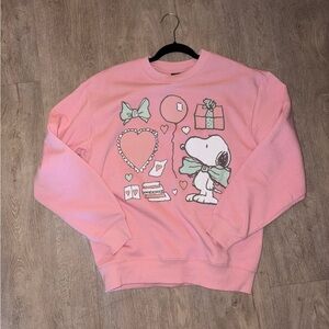 Snoopy crew neck sweatshirt